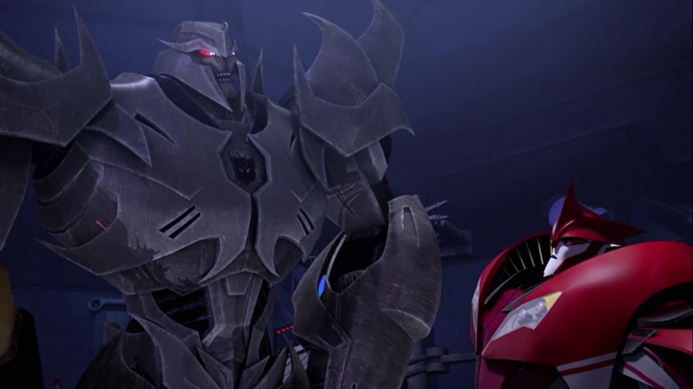 Daran Norris and Frank Welker in Transformers Prime (2010)