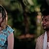 Brie Larson and Utkarsh Ambudkar in Basmati Blues (2017)