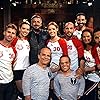 André Bouchet, Géraldine Lapalus, Mourad Ameur, Olivier Minne, Anthony Laborde, Moïse Santamaria, Marine Lorphelin, Adil Rami, Benoît Dubois, and Maëva Coucke in Fort Boyard (1990)