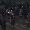 Manu Bennett, Shane Blakey, Katrina Law, Peter Mensah, Ditch Davey, Barry Duffield, Ellen Hollman, Cynthia Addai-Robinson, Daniel Feuerriegel, Liam McIntyre, Heath Jones, and Jeana Rodewyk in Spartacus (2010)