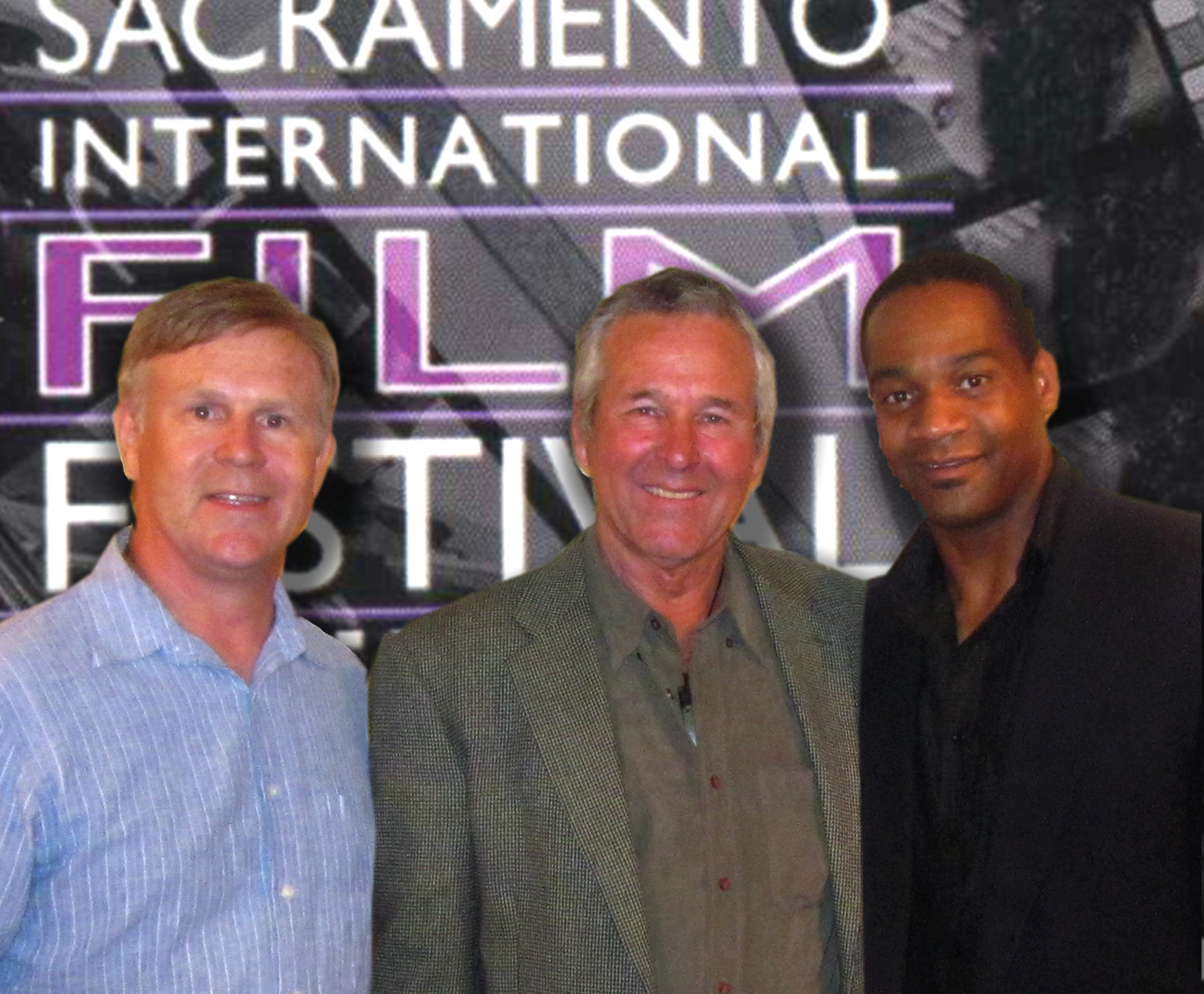 with Timothy Bottoms and director T.D. Antoine at the Sacramento Int'l Film Festival