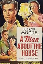 Dulcie Gray, Margaret Johnston, and Kieron Moore in A Man About the House (1947)