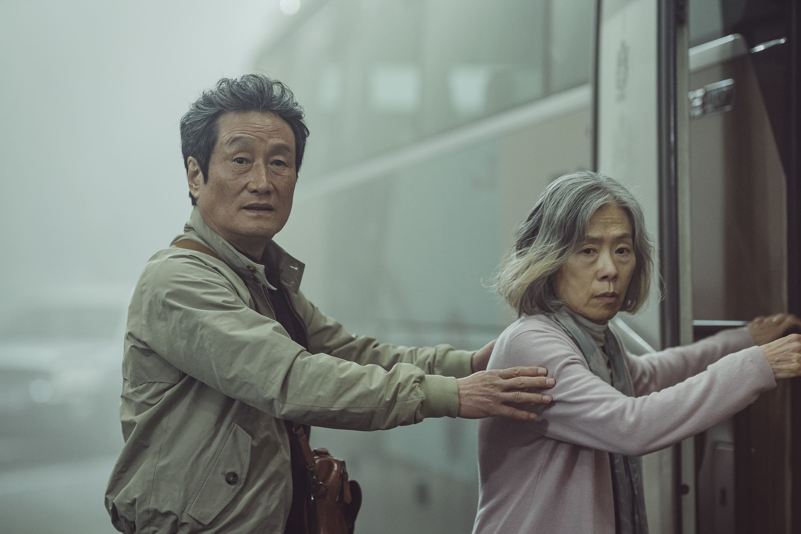 Moon Sung-keun and Ye Soo-jung in Project Silence (2023)