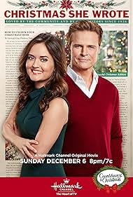 Danica McKellar and Dylan Neal in Christmas She Wrote (2020)