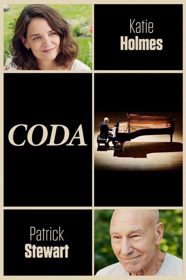 Patrick Stewart and Katie Holmes in Coda (2019)