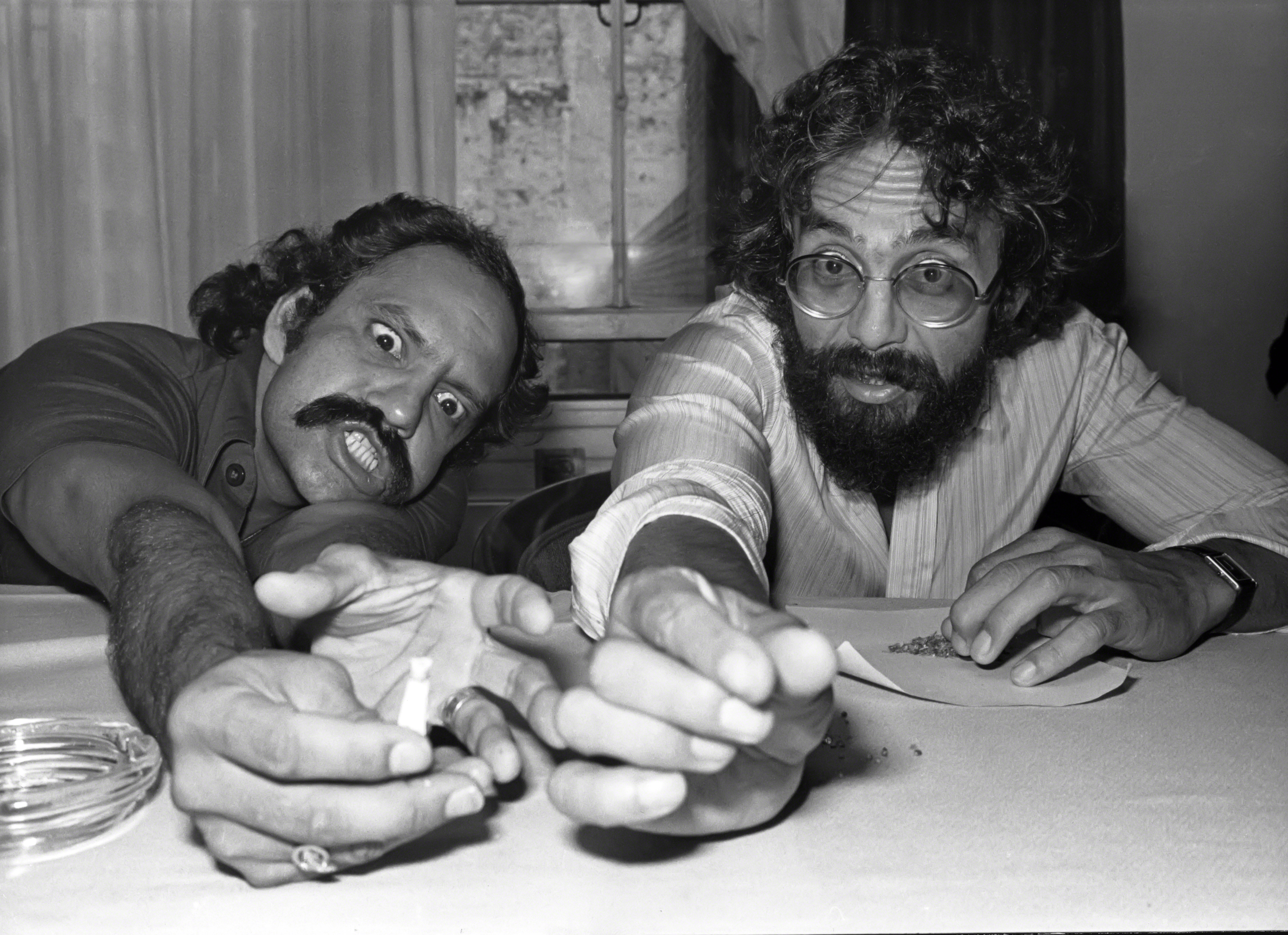 Tommy Chong and Cheech Marin