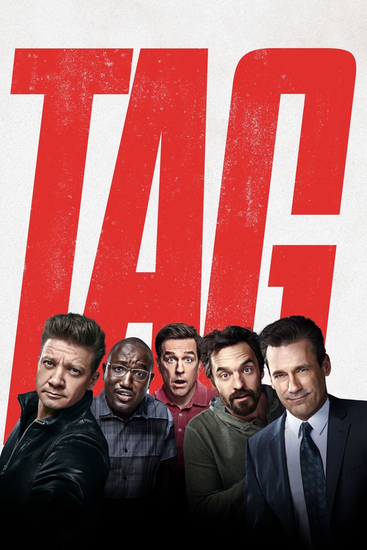 Jon Hamm, Jeremy Renner, Ed Helms, Jake Johnson, and Hannibal Buress in Tag (2018)