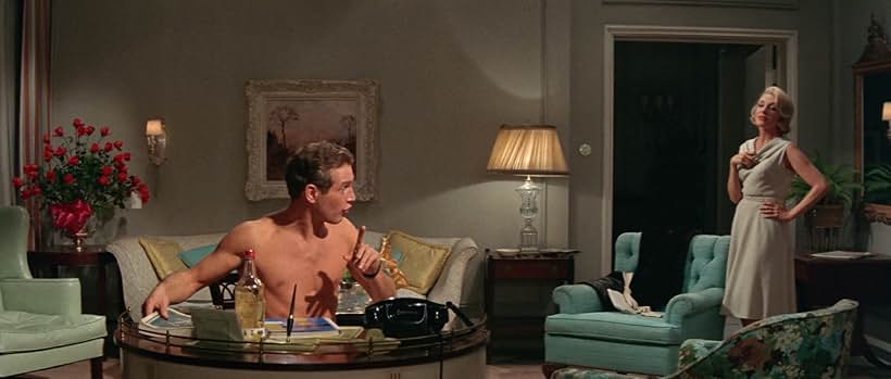 Paul Newman and Micheline Presle in The Prize (1963)