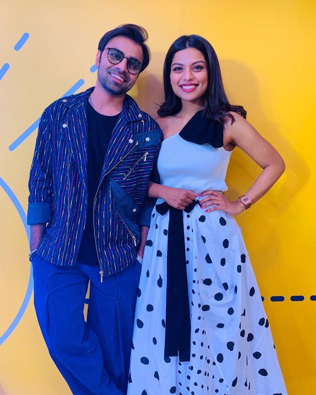 Jitendra Kumar and Akanksha Thakur at an event for Cheesecake (2019)