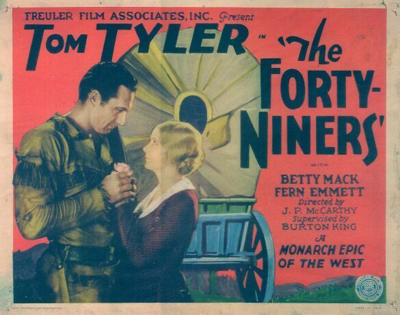 Betty Mack and Tom Tyler in The Forty-Niners (1932)