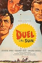 Gregory Peck, Joseph Cotten, and Jennifer Jones in Duel in the Sun (1946)