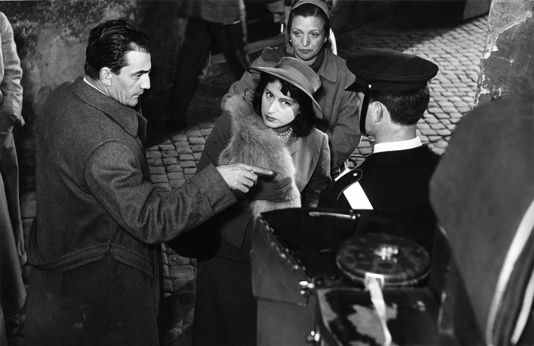 Anna Magnani and Luchino Visconti in We, the Women (1953)