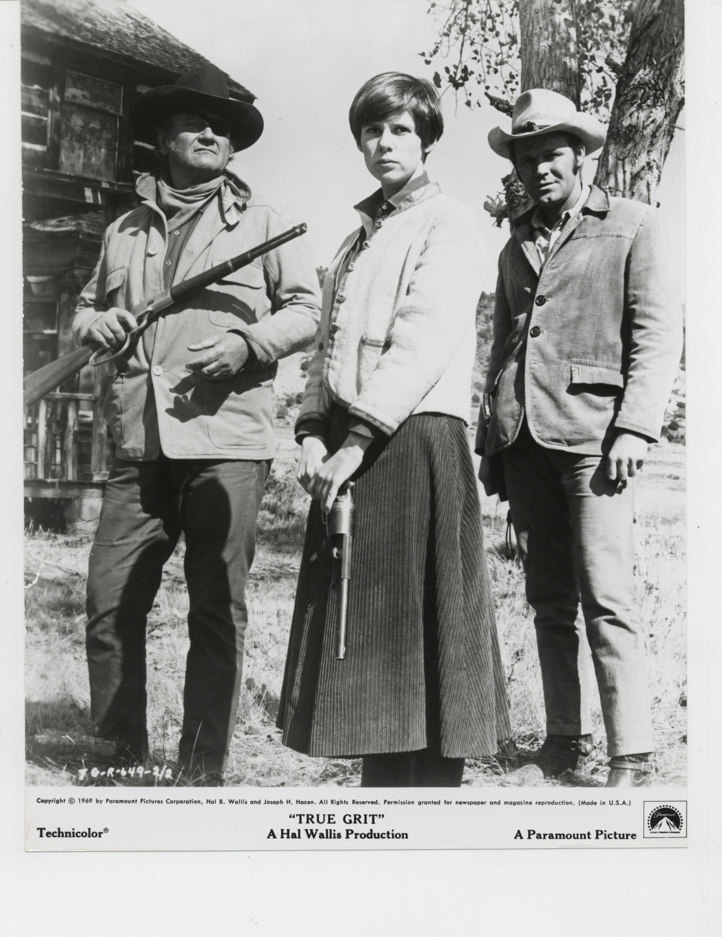 John Wayne, Glen Campbell, and Kim Darby in True Grit (1969)