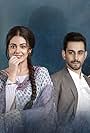 Bilal Khan, Affan Waheed, Zara Noor Abbas, and Iqra Aziz in Khamoshi (2017)