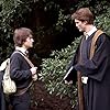 Daniel Radcliffe and Robert Pattinson in Harry Potter and the Goblet of Fire (2005)