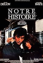 Nathalie Baye and Alain Delon in Our History (1984)