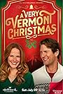 Ryan McPartlin and Katie Leclerc in A Very Vermont Christmas (2024)