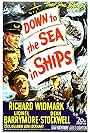 Lionel Barrymore, Dean Stockwell, and Richard Widmark in Down to the Sea in Ships (1949)