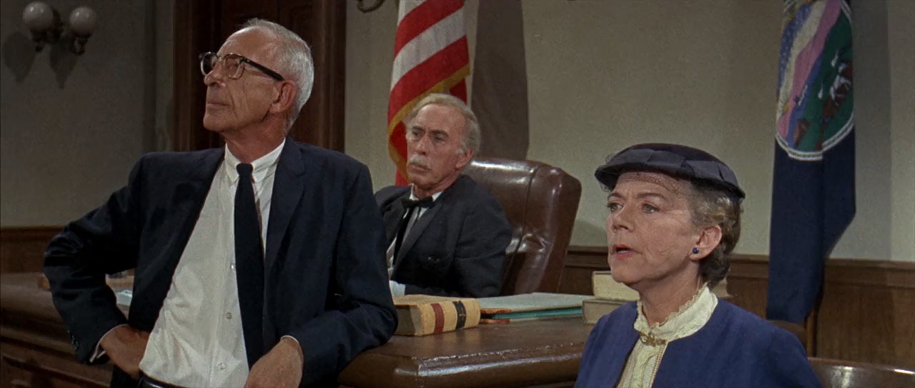 George Chandler, Ellen Corby, and Charles Lane in The Ghost and Mr. Chicken (1966)