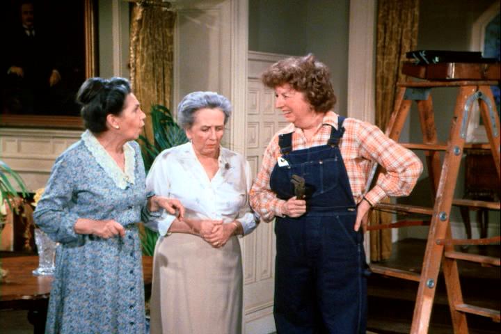 Mary Jackson, Helen Kleeb, and Mary Wickes in The Waltons (1972)