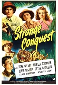 Julie Bishop, Peter Cookson, Lowell Gilmore, Milburn Stone, and Jane Wyatt in Strange Conquest (1946)