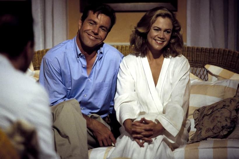 Dennis Quaid and Kathleen Turner in Undercover Blues (1993)