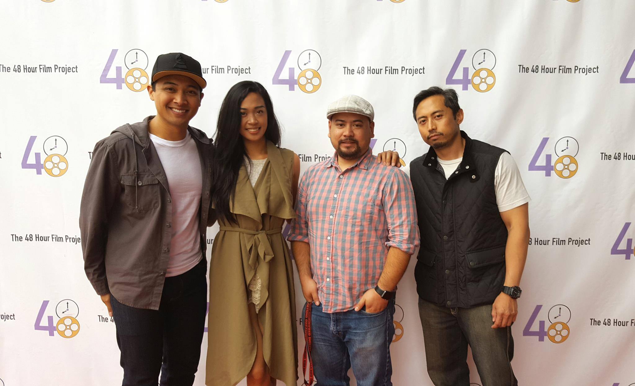 Michael Kuya, Mari Lauren, Tony Garbanzos, and Homer Dulu at an event for Back to One (2017)