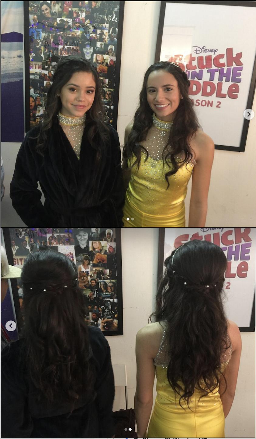 Ariel Fournier doubling for Jenna Ortega on Disney Channels "Stuck in the Middle" Season 3