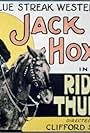 Jack Hoxie in Ridin' Thunder (1925)