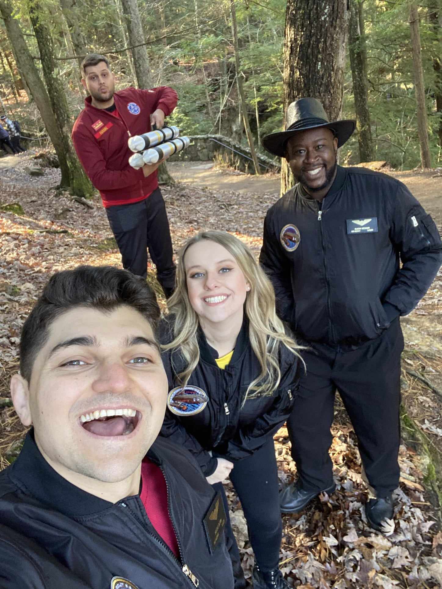 Beth Metcalf, Elijah Acosta, Lerron R. Rose, and Serge Usicov in It's All Done with Mirrors - A Project Runabout film (2024)