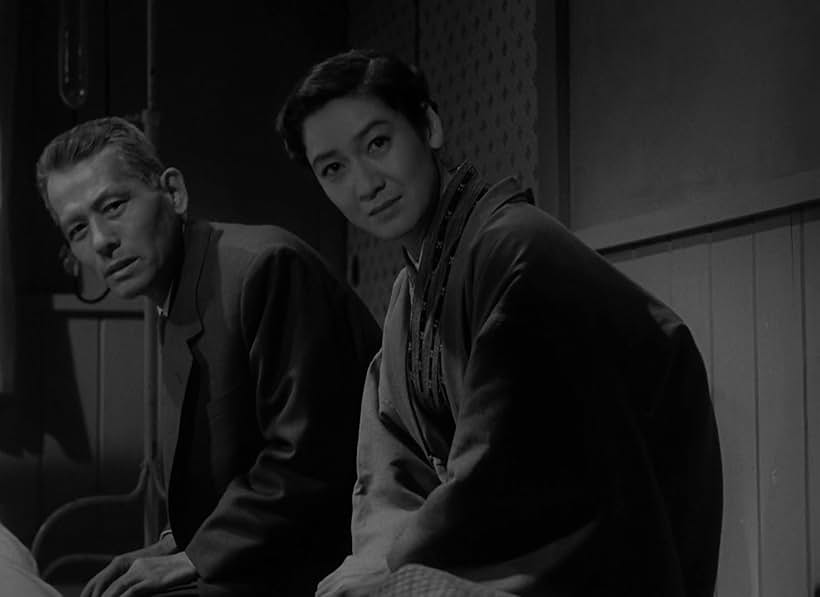 Setsuko Hara and Chishû Ryû in Tokyo Twilight (1957)