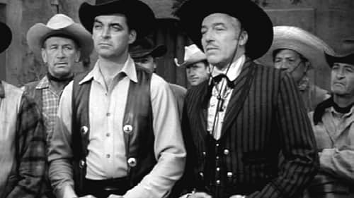 Rory Calhoun and Cesar Romero in The Texan (1958)