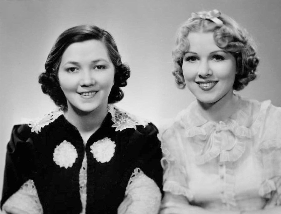 Patsy Kelly and Rosina Lawrence in Pick a Star (1937)