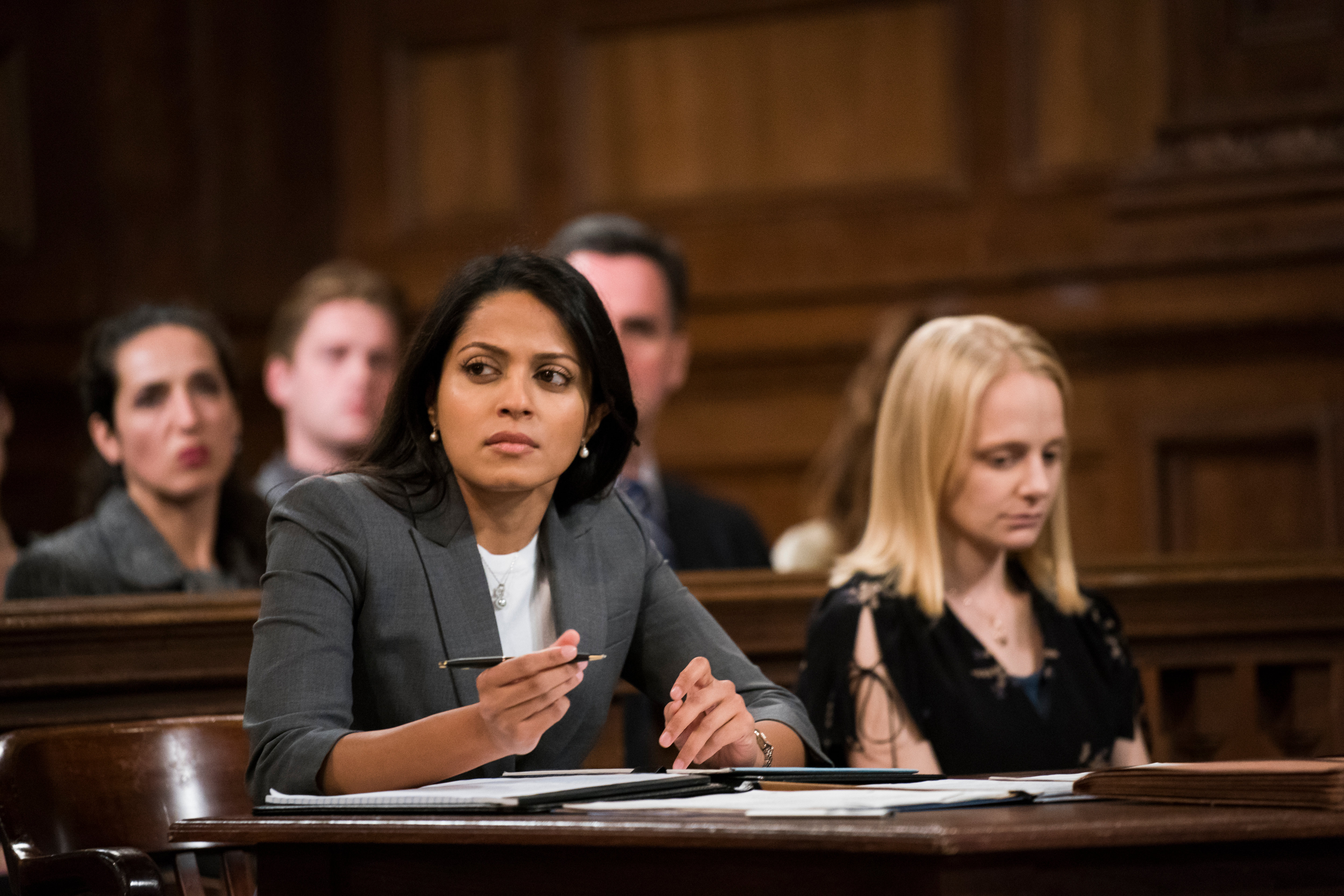 Mouzam Makkar and Erin Wilhelmi in Law & Order: Special Victims Unit (1999)