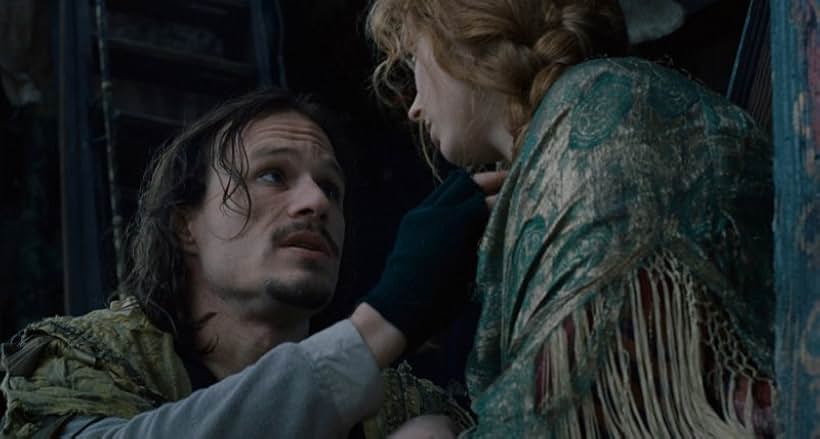 Heath Ledger and Lily Cole in The Imaginarium of Doctor Parnassus (2009)