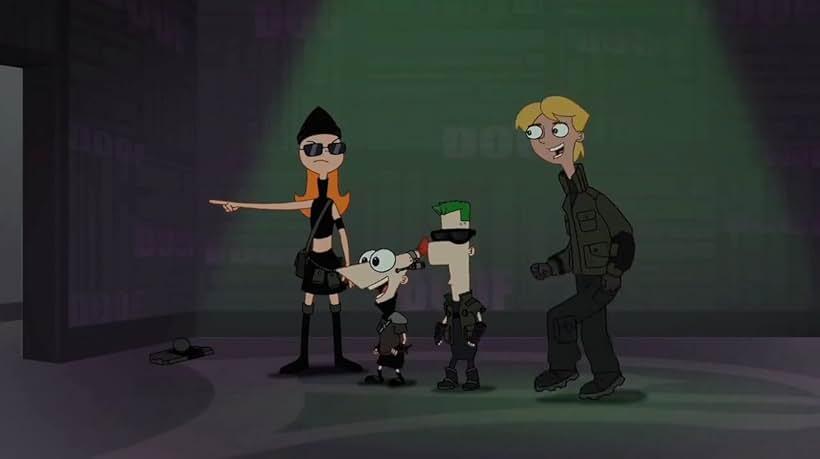 Ashley Tisdale, Mitchel Musso, and Vincent Martella in Phineas and Ferb the Movie: Across the 2nd Dimension (2011)