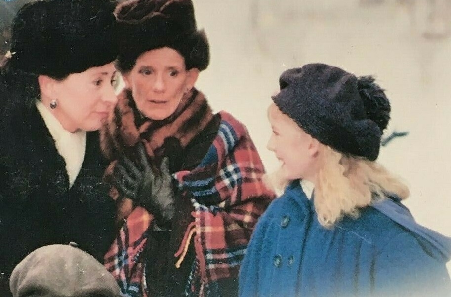 Sarah Polley, Jackie Burroughs, and Marilyn Lightstone in Avonlea (1990)