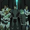 Josh Keaton, Tyler Labine, Iqbal Theba, Jeremy Shada, and Bex Taylor-Klaus in Voltron: Legendary Defender (2016)