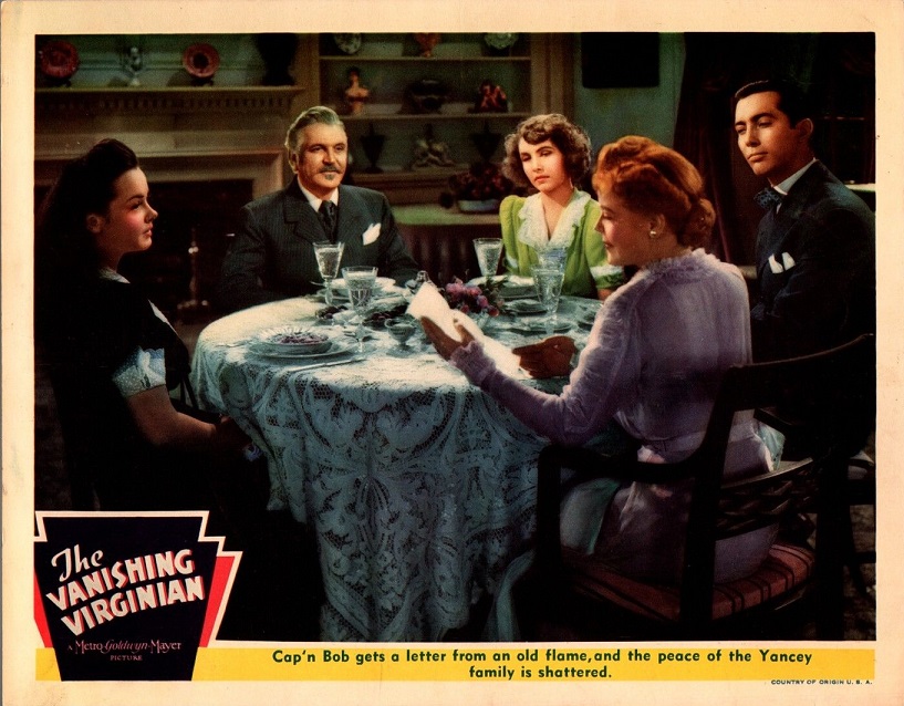 Spring Byington, Kathryn Grayson, Johnny Mitchell, Frank Morgan, and Natalie Thompson in The Vanishing Virginian (1942)