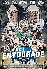 Jamie Lee Curtis, Edward Asner, Marion Ross, Mark Rydell, James Handy, Charles Robinson, Helen Reddy, Dahlia Waingort Guigui, David A. Lockhart, Ian Fisher, Brian Connors, Phillip Giannikas, Sitara Attaie, and Kathrine Kohl in Senior Entourage (2021)