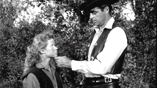 Rory Calhoun and Beverly Washburn in The Texan (1958)