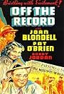 Joan Blondell, Pat O'Brien, and Bobby Jordan in Off the Record (1939)