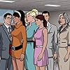 H. Jon Benjamin, Judy Greer, Chris Parnell, Aisha Tyler, Jessica Walter, Adam Reed, and Amber Nash in Archer (2009)