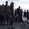 Peter Mensah, Ditch Davey, Ellen Hollman, Dustin Clare, Daniel Feuerriegel, and Rosalie Button in Spartacus (2010)