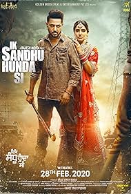 Neha Sharma and Gippy Grewal in Ik Sandhu Hunda Si (2020)