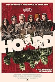 Ry Barrett, Jesse Thomas Cook, Justin Darmanin, Tony Burgess, Elma Begovic, Lisa Solberg, Barry More, Ed Gataveckas, and Marcus Ludlow in The Hoard (2018)