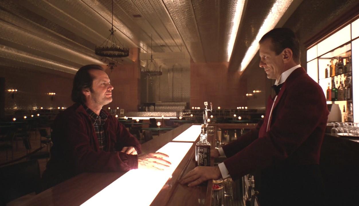 Jack Nicholson and Joe Turkel in The Shining (1980)