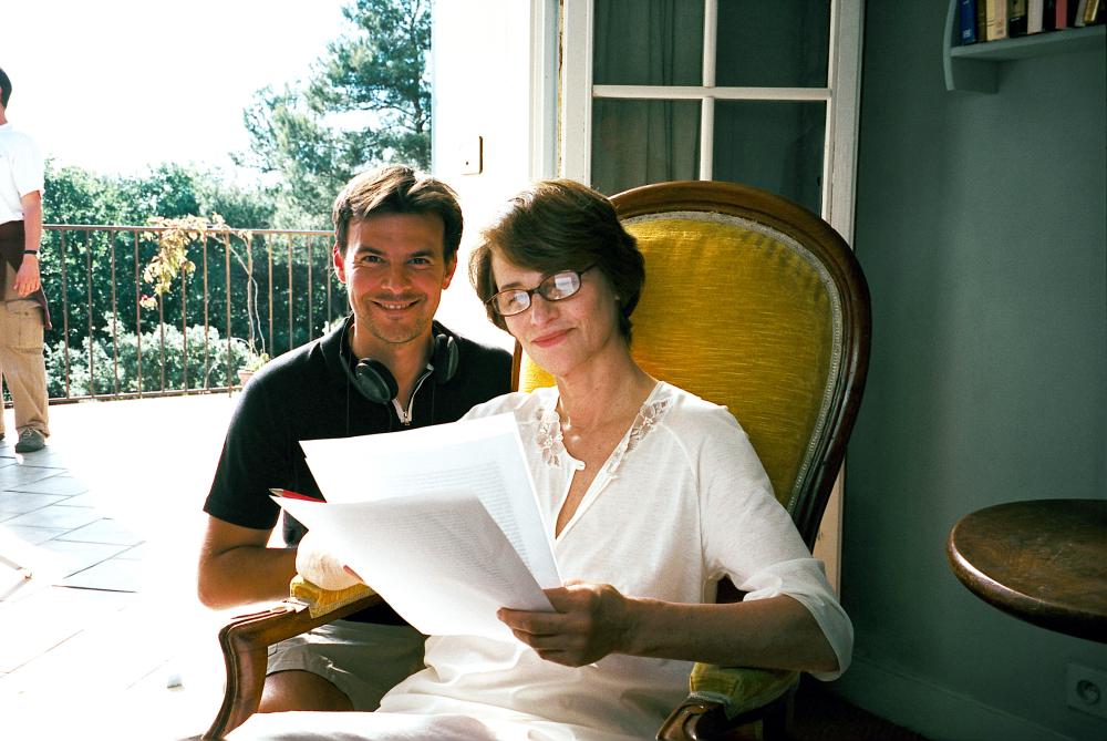 Charlotte Rampling and François Ozon in Swimming Pool (2003)