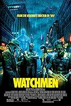 Billy Crudup, Malin Akerman, Matthew Goode, Jackie Earle Haley, Jeffrey Dean Morgan, and Patrick Wilson in Watchmen (2009)