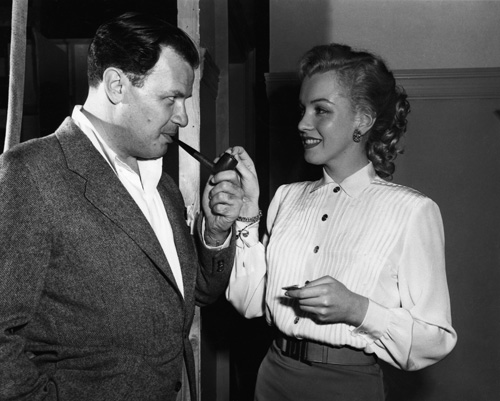 Marilyn Monroe and Joseph L. Mankiewicz in All About Eve (1950)